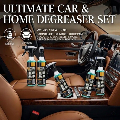🔥 Multi-Surface Degreaser Spray — Save 52% Today! 🚗🏠 For Car Interiors, Kitchen Grease & Home Cleaning