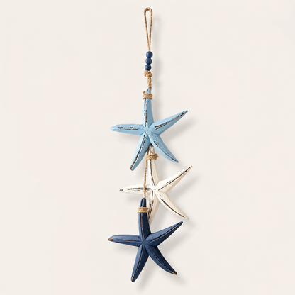 ⭐2026 HOT SALE🐟🌊Lighted Coastal Wooden Starfish & Fish Hanging Decor