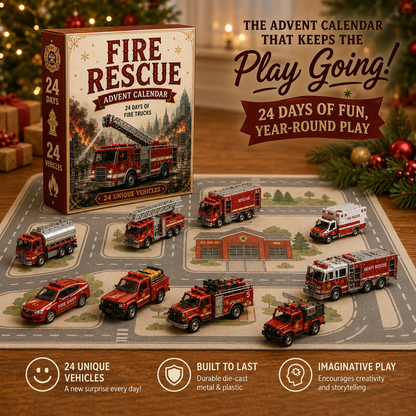 Build the Fleet Collection 24-Day Vehicle Advent Calendar Series | ✨A New Adventure Every Morning