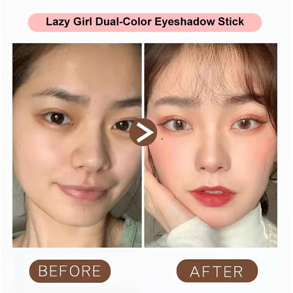 😍Duo Eyeshadow Stick🎨 – Natural & Long-Lasting Glow