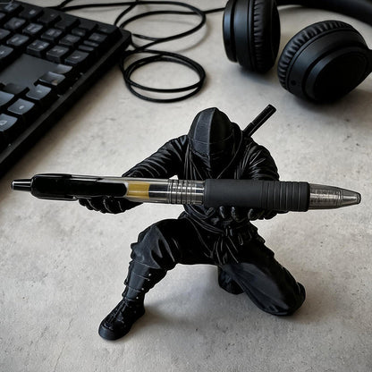🔥 Hot Sale 50% OFF | Samurai Desk Pen Holder ⚔️ 3D Printed Organizer for Pens, Pencils & Accessori