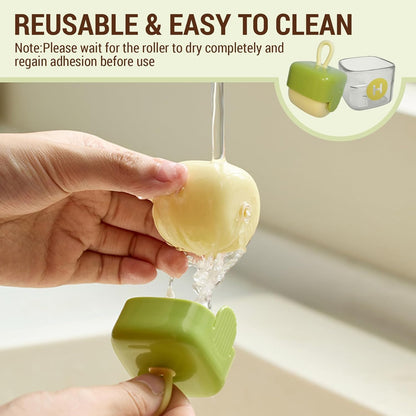 Portable Washable Lint Roller Lint Remover for Pet Hair, Clothes, Bag
