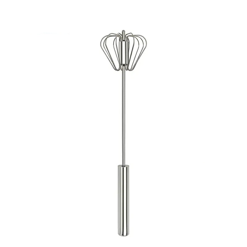🔥 Hot Sale 50% OFF | 🥣 Stainless Steel Push Whisk | Effortless Mixing for Baking & Cooking