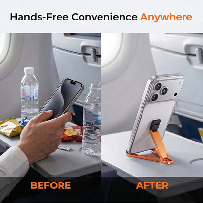 Mini Aluminum Phone Stand Keychain Foldable Desktop Holder