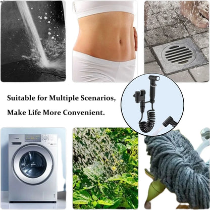 🔥Last Day49% OFF🔥 1-In-2-Handheld Out Dual Control Valve Bidet Sprayer for Toilet