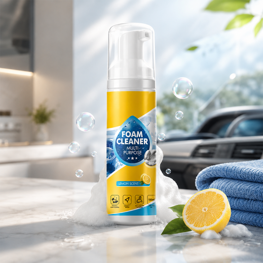 🥳2026 HOT SALE💥Heavy Duty 4 in 1 Multi Enzyme Foam Cleaner Spray ✨🫧Deep Clean Car, Kitchen, Bathroom & Sofa