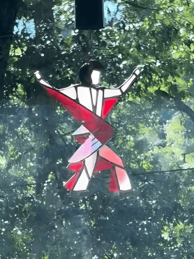 🔥LAST DAY 49% OFF - The Memphis Melody💃🤘 Handmade Stained Glass Spinner