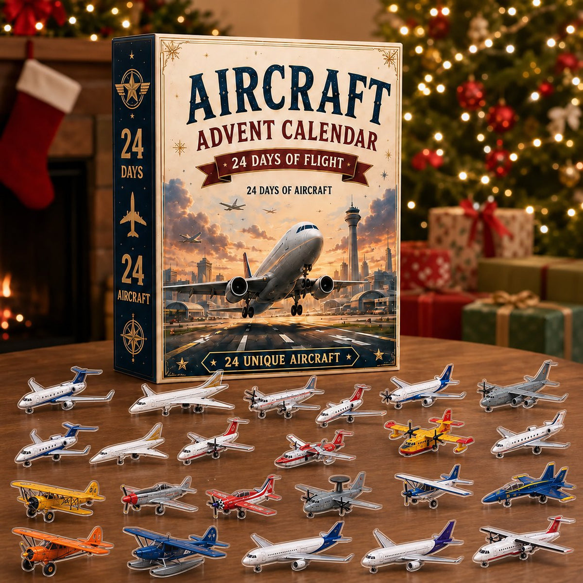 ⏳ Dernier jour : 49 % de réduction ! ✈️ Calendrier de l’ Avions 2026 | 24 jours de vol avec 24 avions miniatures, jets et objets de collection uniques 🎄🎁