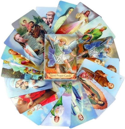 ✝️ Catholic Holy Card Holder – Pocket Prayer Card Organizer with Snap Closure
