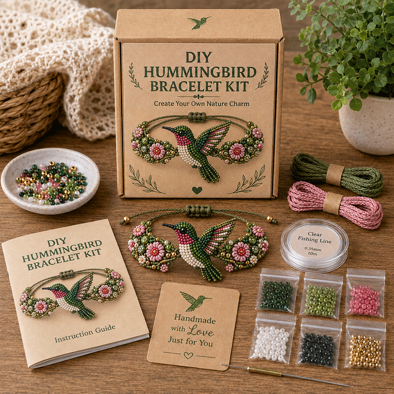 ⏳ 50% OFF Ends Today 🔥| DIY Beaded Bracelet Making Kit 🎨✨