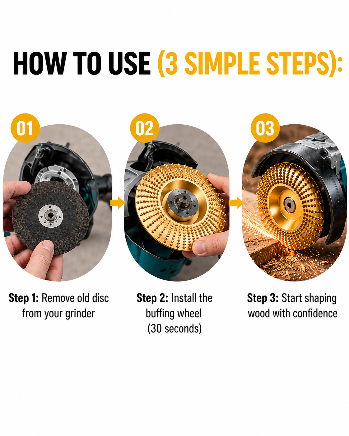 🔥Angle Grinder Buffing Pad Set