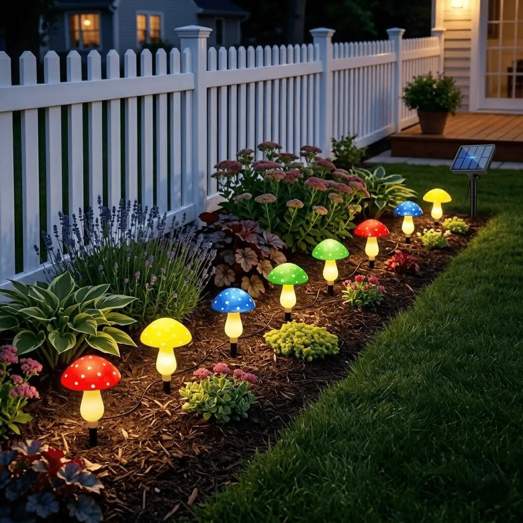 🍄Decorative Solar Mushroom Lights for Outdoor Pathway & Garden