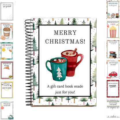 🔥 Ready for Christmas! 🎅 Christmas Gift Card Book 🎁