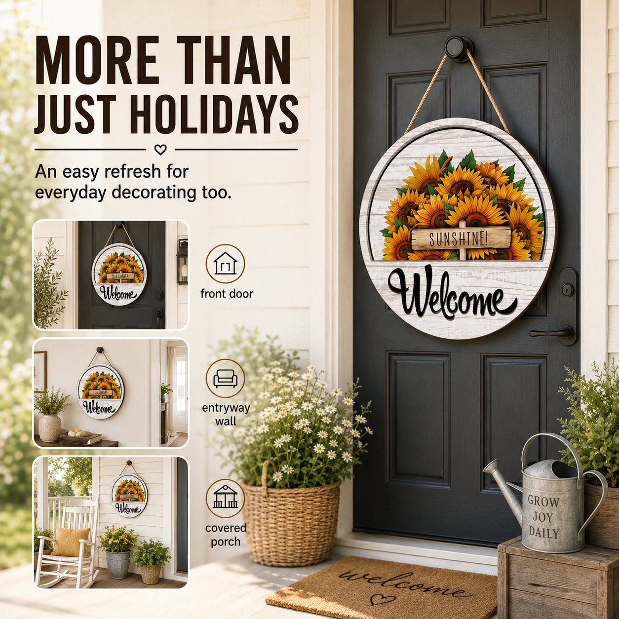 ✨ Refresh Your Door All Year — 16 Designs