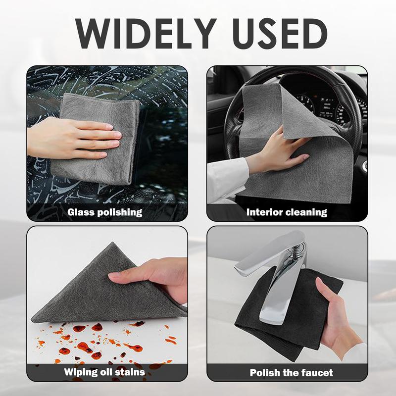 🫧 Limited-Time 49% OFF | Thickened Magic Cleaning Cloth 🪟 Streak-Free Wipe for Glass, Kitchen & Car