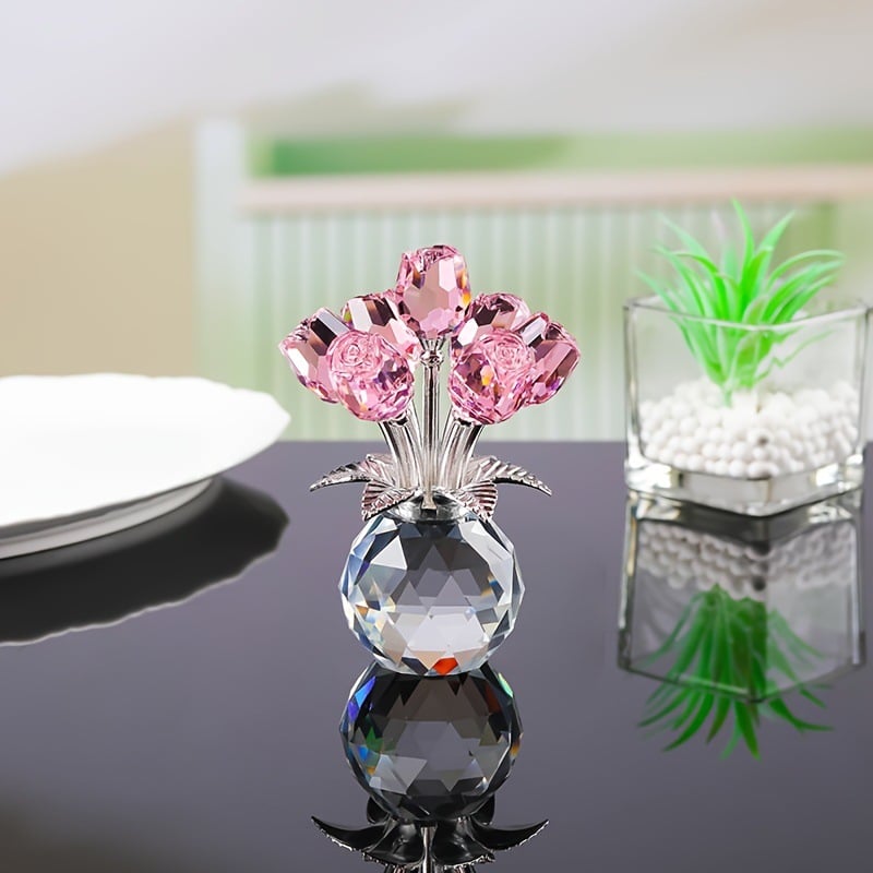 🌹Eternal Colorful Rose Ornament  – A timeless symbol of love and elegance✨
