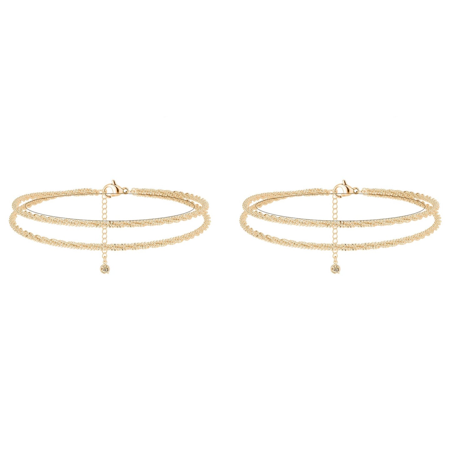 🎁Final Day: Only $15.99🎉🔥Dainty Layered Anklet For Women