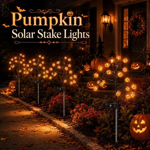 🔥HOT DEAL – 50% OFF🎃 Pumpkin Solar Stake Lights