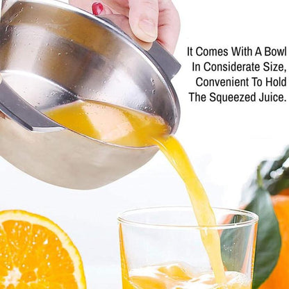 🔥HOT SALE 50%OFF🍊 Stainless Steel Manual Citrus Juicer – Multi-Fruit Press for Orange, Lemon & Grapefruit ✨