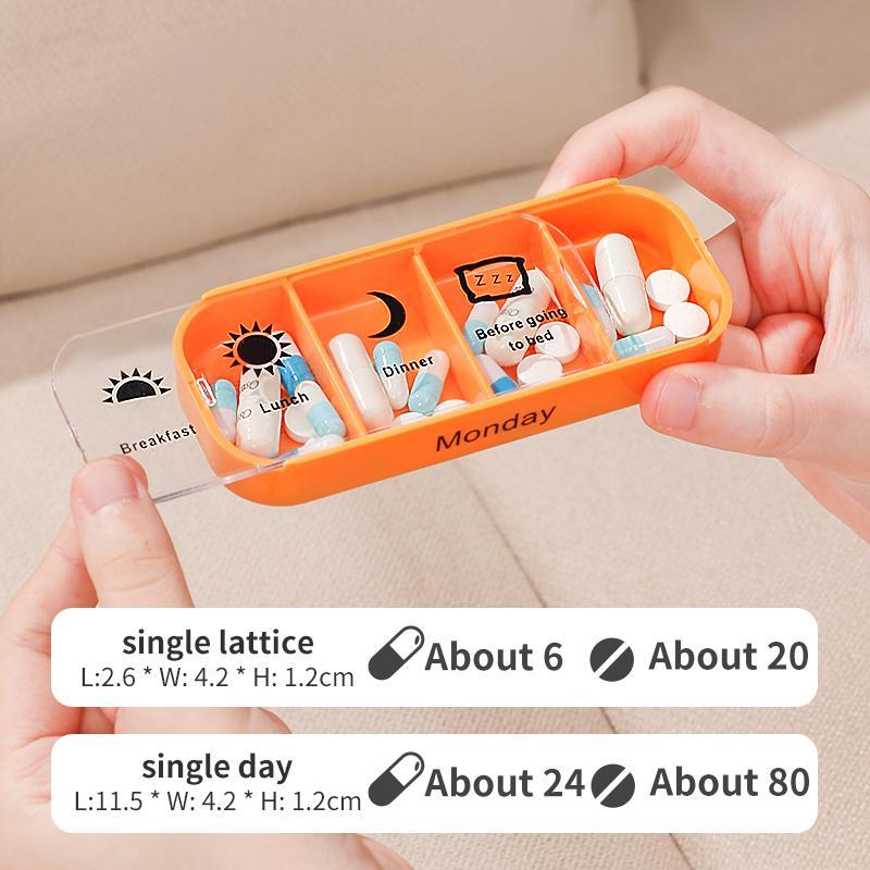 💊 49% OFF Today | 7 Days 28 Compartments Pill Organizer 🧳 Perfect for Home, Travel & Daily Use