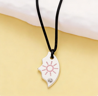 💕Magnetic Rhinestone Star, Moon & Sun Necklaces (3pc) – Connect as One