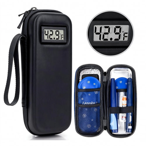 🌡️ 49% OFF Today | Insulin Travel Cooler Case 💉 Keep Essentials Organized & Temperature Visible
