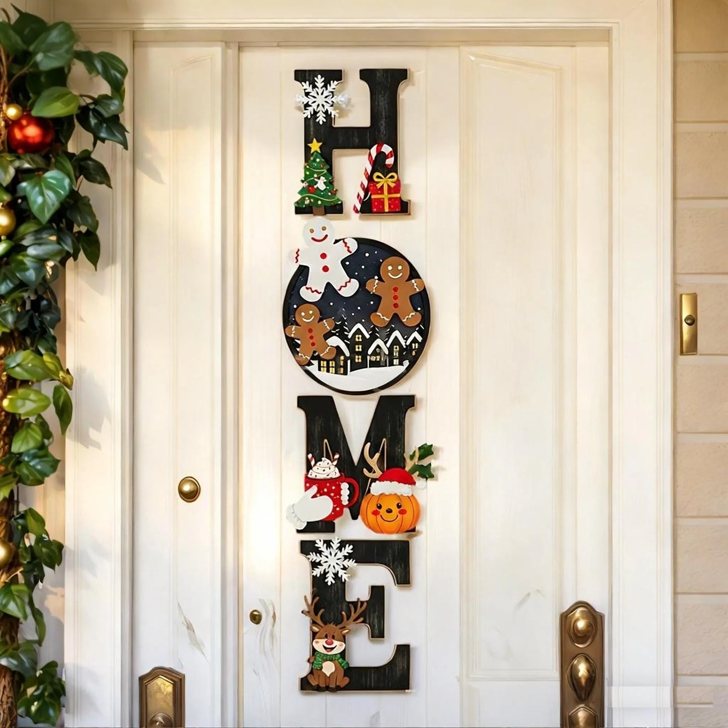 Heritage Holiday HOME Sign