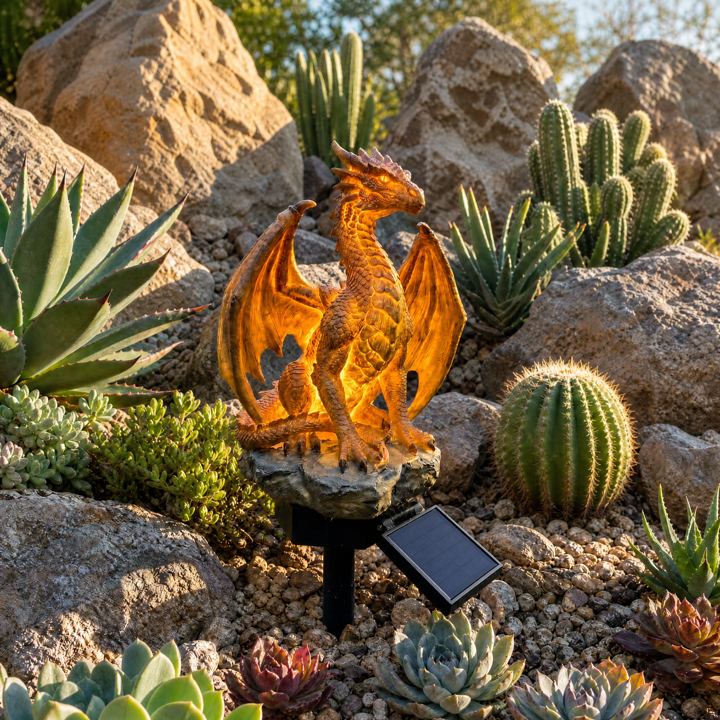 🔥Last Day 49% OFF🐉Solar Dragon Garden Statue Light