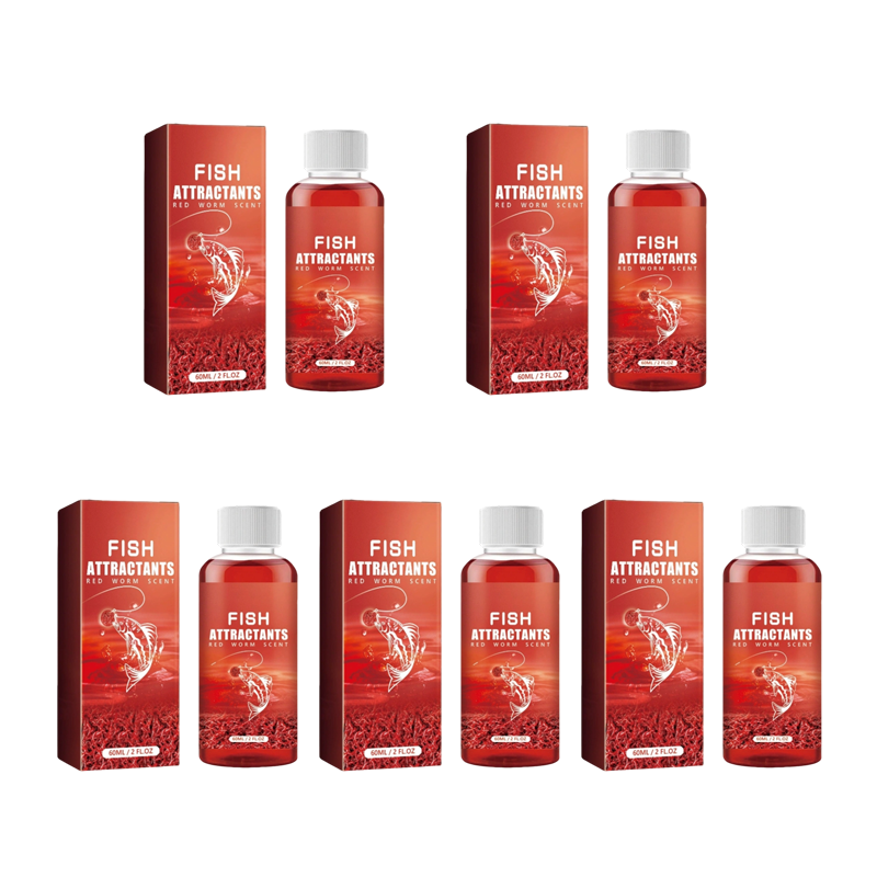🔥 Angler's Secret 🎣Concentrated Red Worm Fishing Attractant – Draw More Fish, Faster Bites