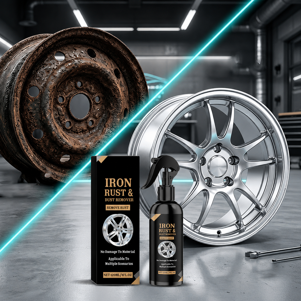 🛠️Rust Remover Spray💦 — Without Heavy Scrubbing🚗