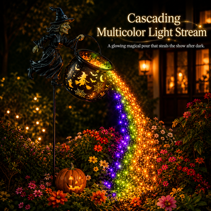 🎁Today 63% OFF🎁Halloween Witch Cauldron Garden Lamp