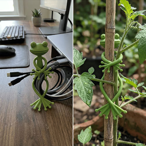 🐸🌿Multifunctional Bendable Frog Plant Clips