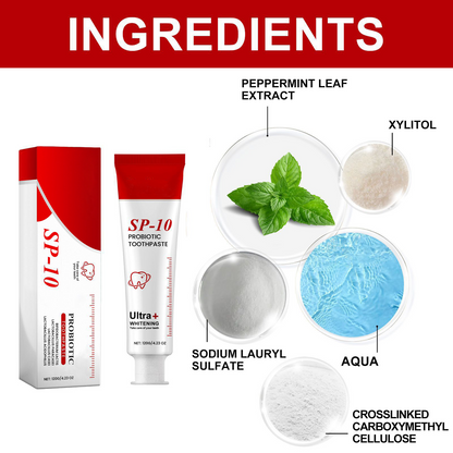 🔥 Super Probiotic Toothpaste Spring Mint Burst – Strengthens Enamel, Brightens Smile & Delivers Long-Lasting Freshness