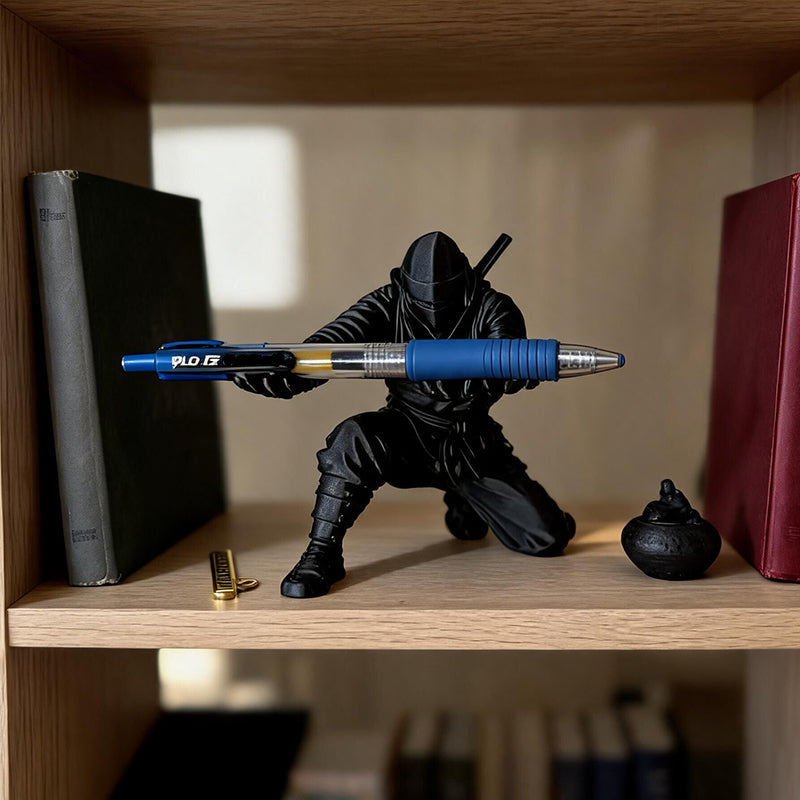 🔥 Hot Sale 50% OFF | Samurai Desk Pen Holder ⚔️ 3D Printed Organizer for Pens, Pencils & Accessori