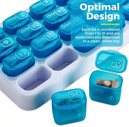 💊✨ Monthly Pill Organizer Storage – Stay Organized, Stay Healthy