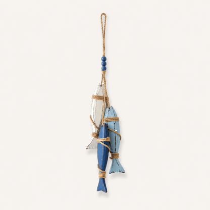 ⭐2026 HOT SALE🐟🌊Lighted Coastal Wooden Starfish & Fish Hanging Decor