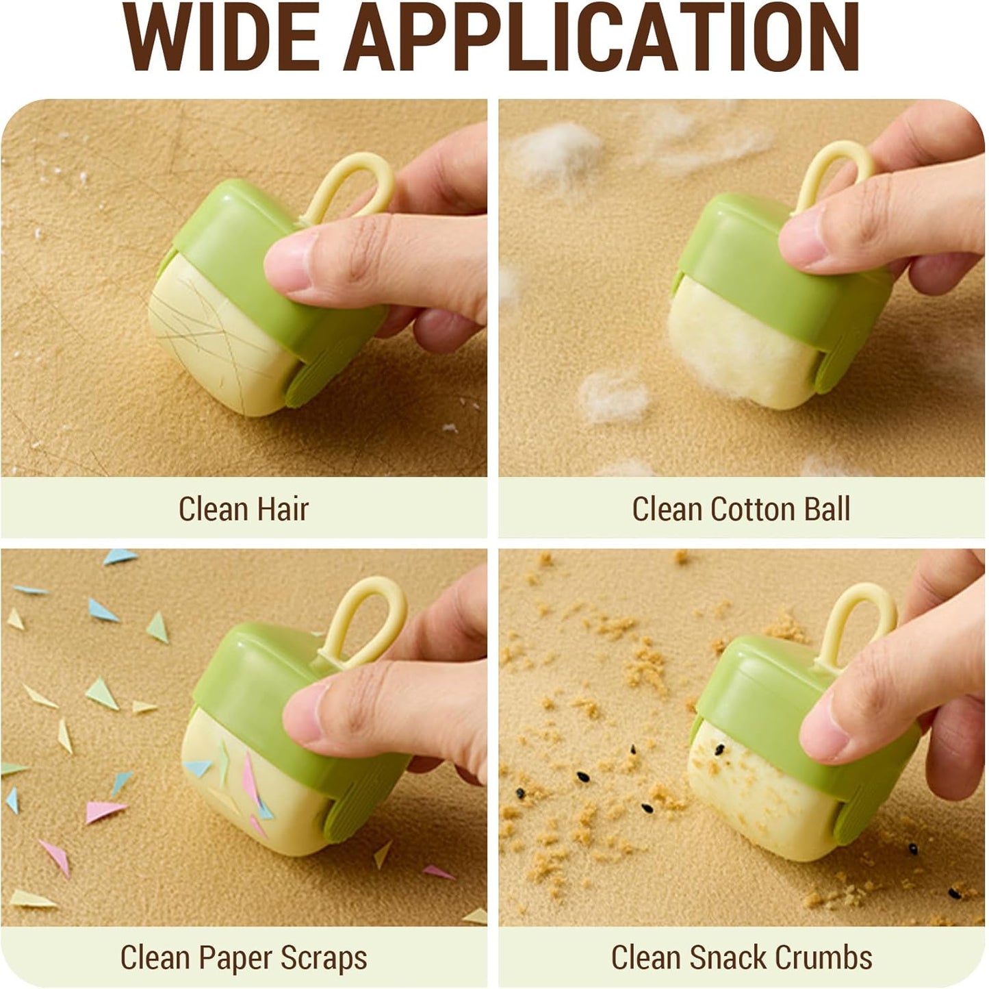 Portable Washable Lint Roller Lint Remover for Pet Hair, Clothes, Bag
