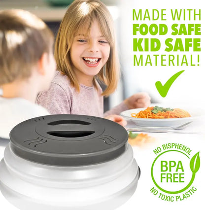 💧Multifunctional Collapsible Silicone Food Cover🫧 — Oil-Resistant & Splash-Proof