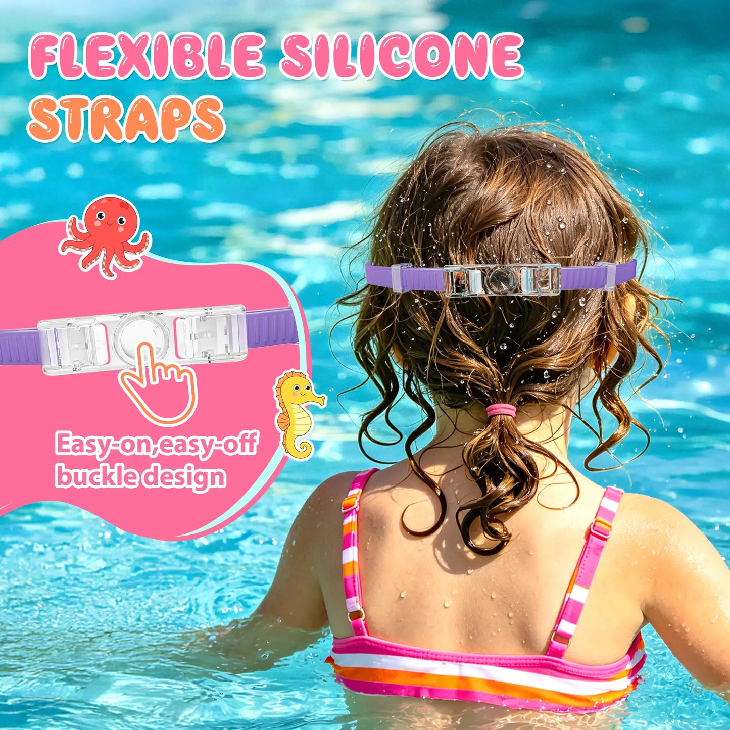 🔥 Season Hot Seller! Summer Must-Have 2-Pack Kids Swim Goggles 🏊‍♂️