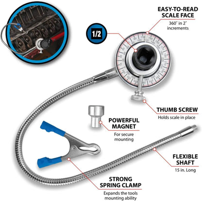 🔥🎁🛠️ 1/2' Drive Torque Angle Gauge Set