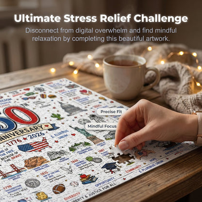 🧩🦅Patriotic America Jigsaw Puzzle - 1000 Pieces