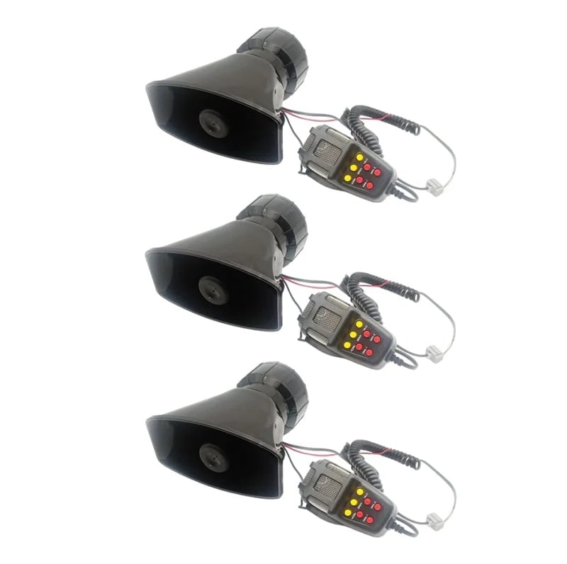 7-Tone Car PA Horn with Mic