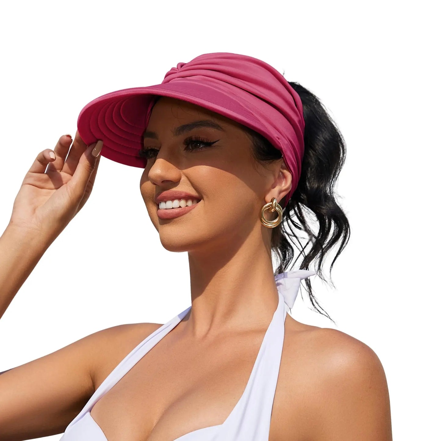 🔥 50% OFF - Women's UPF 50+ UV Protection Sun Visor Hat