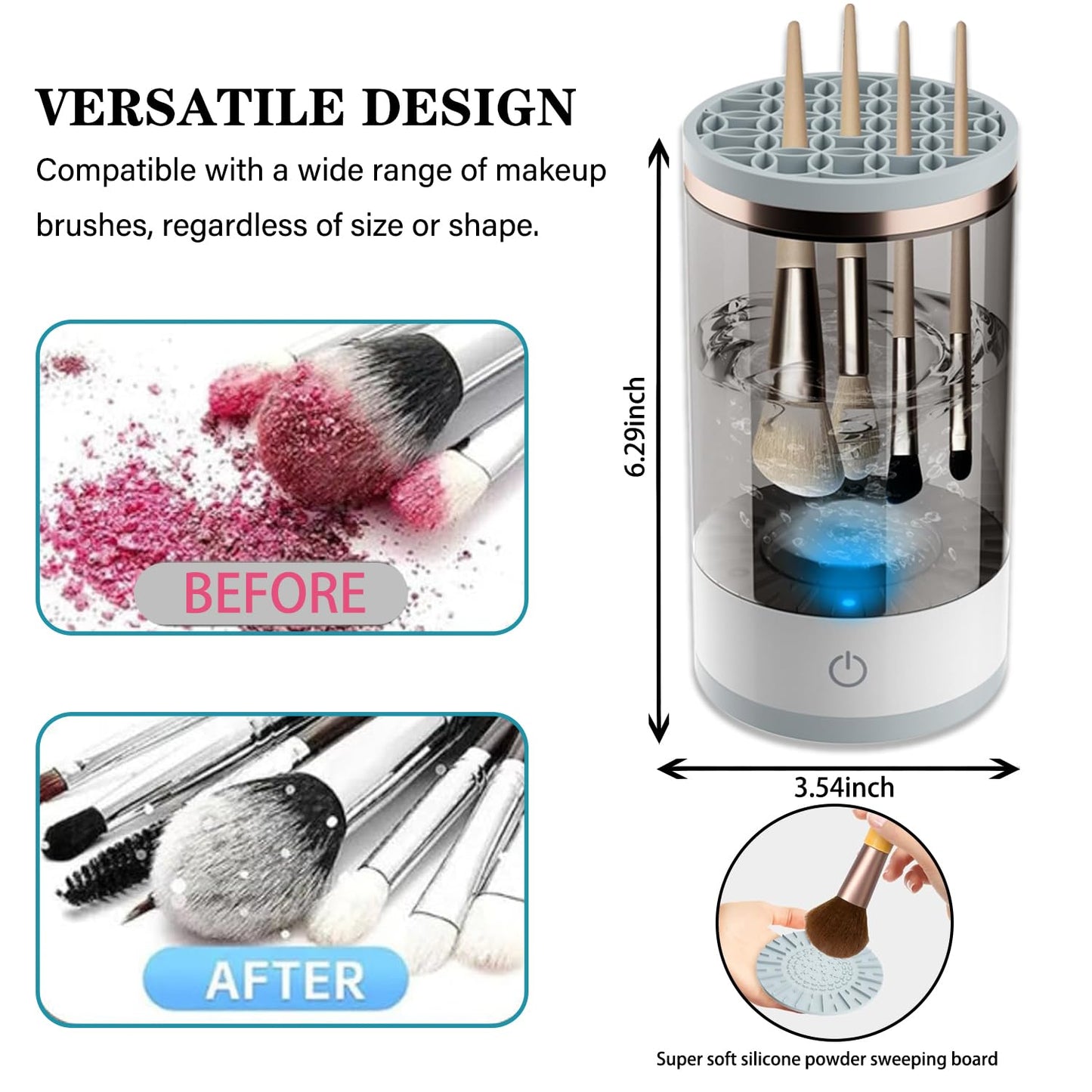 🔥🔥Automatic Makeup Brush Cleaner Machine