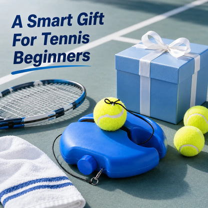 🎾 Solo Tennis Trainer With Round Base