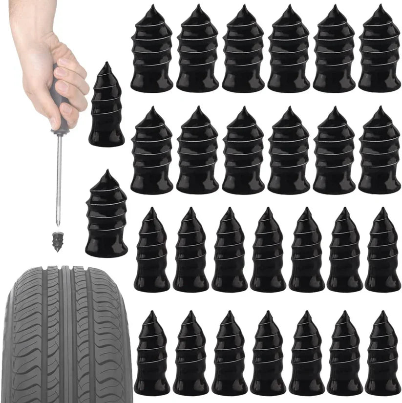 One-second tire repair🚗Vacuum Tire Mending Nail