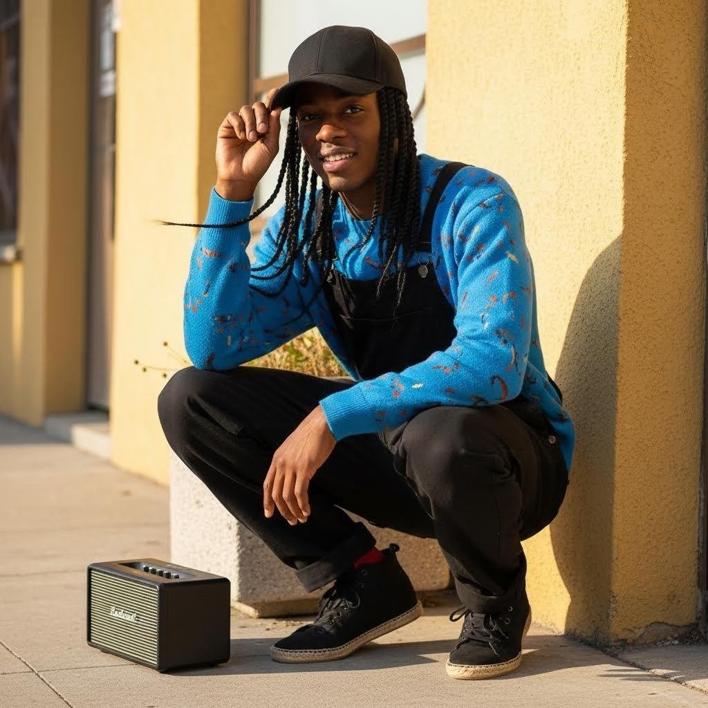 🎉 Limited-Time 50% OFF | Hip-Hop Punk Baseball Cap with Braided Dreadlock Wig 🧢 Adjustable Snapback