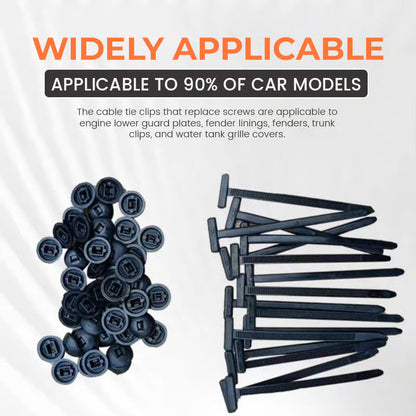 🚗 Instant Car Fix 🔧 Nylon Universal Cable Tie Buckle - For Quick, Secure Vehicle Part Fastening!
