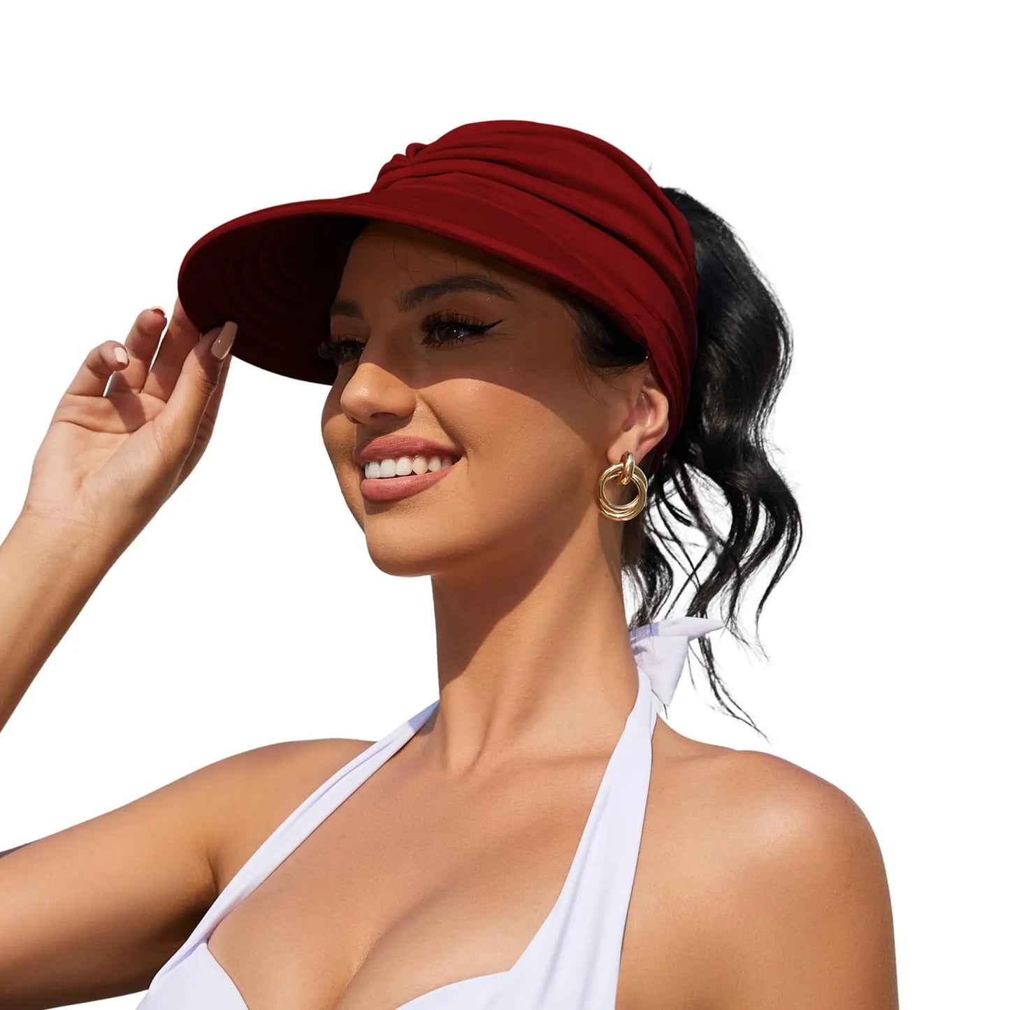 🔥 50% OFF - Women's UPF 50+ UV Protection Sun Visor Hat