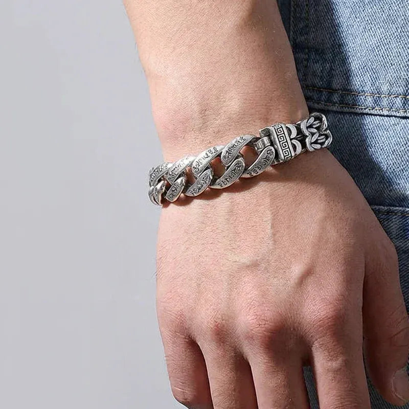 🔥Men's Retro Six-Syllable Mantra Bracelet